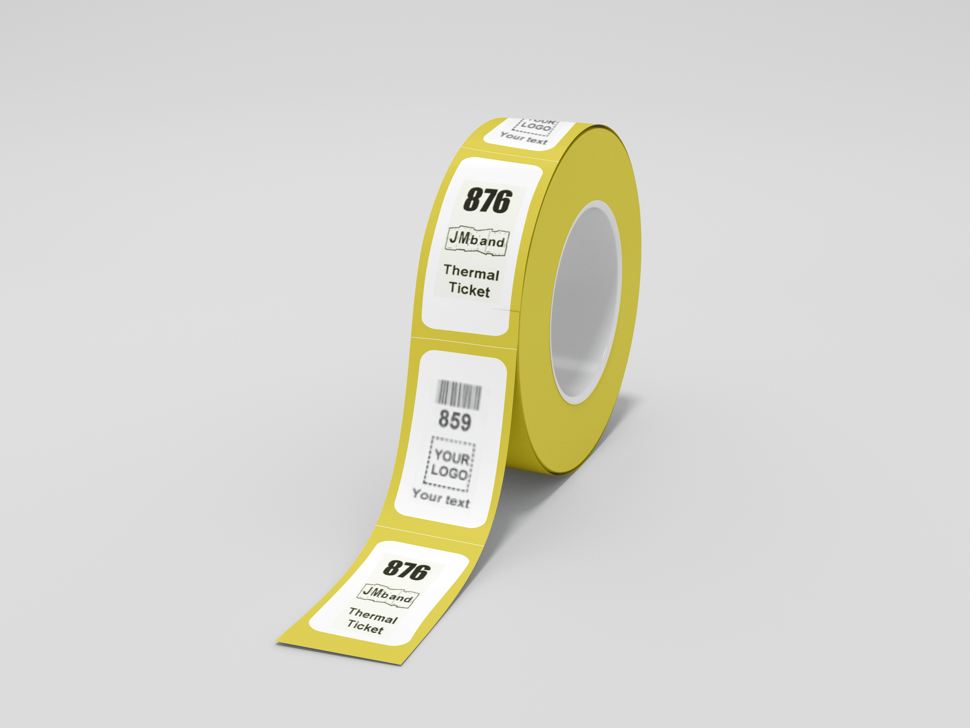 Z-Tickets with Print Tickets JM Band® 100 Yellow