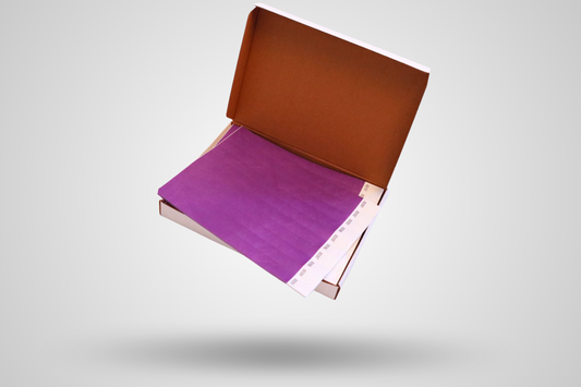 Box di braccialetti di carta da 1000 - stock semplice
