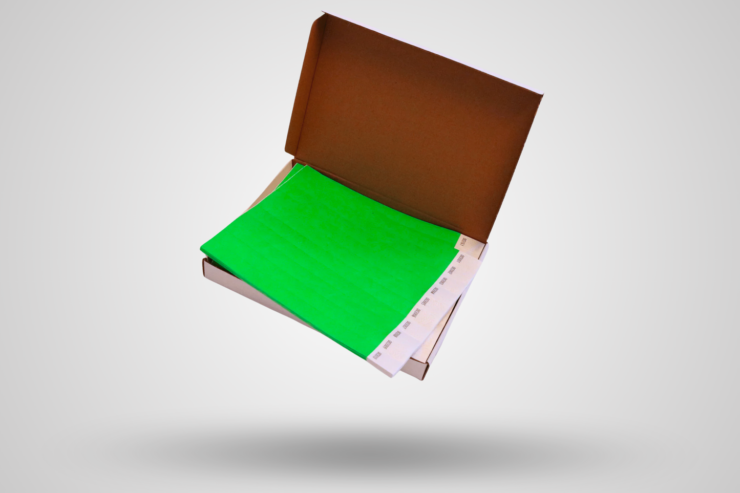 Box di braccialetti di carta da 1000 - stock semplice
