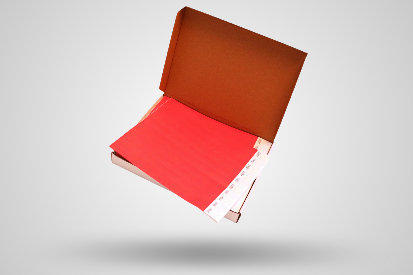 Box di braccialetti di carta da 1000 - stock semplice